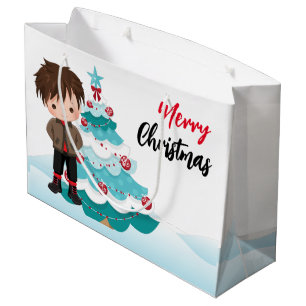 Frohe Weihnachten Große Geschenktüte