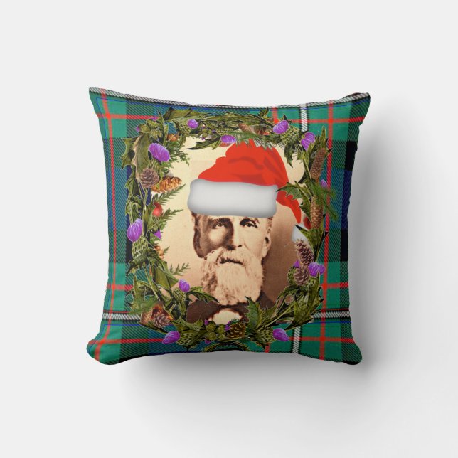 Frohe Weihnachten Große Grandaddy Kissen (Vorderseite)