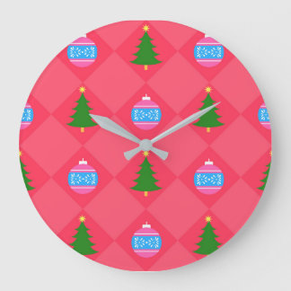 Frohe Weihnachten Große Wanduhr