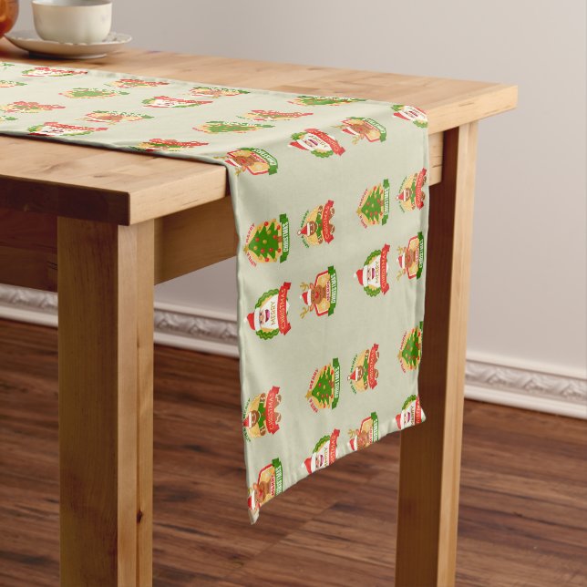 Frohe Weihnachten Großer Tischläufer (Beispiel)