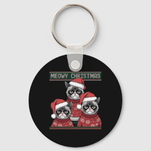 Frohe Weihnachten Grumpy Schlüsselanhänger