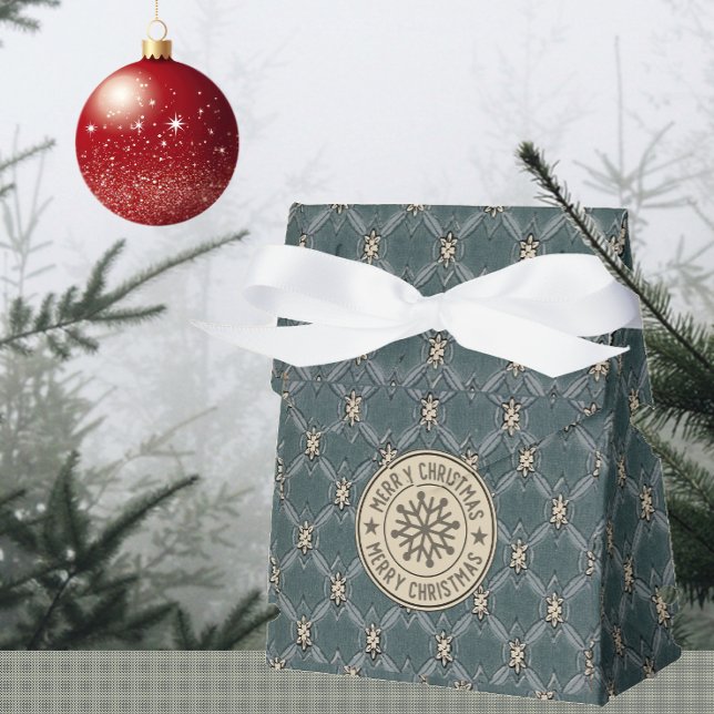 Frohe Weihnachten Grün Elfenbeinküste Blume Leaf G Geschenkschachtel (Von Creator hochgeladen)