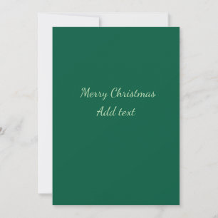 Frohe Weihnachten grüne einfache Solo-Hintergrund- Einladung