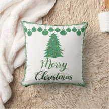 Frohe Weihnachten - grüne Glitzer
