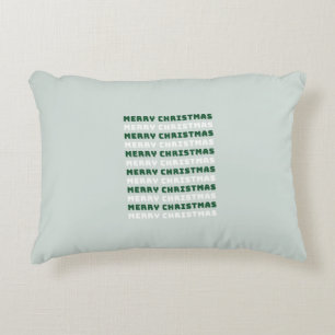 Frohe Weihnachten, grüne Weihnachtskunst, Urlaub Dekokissen