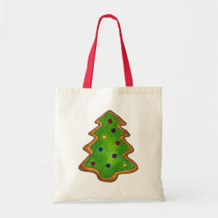 Frohe Weihnachten Grünen Zucker Keksbaum Urlaub Tragetasche