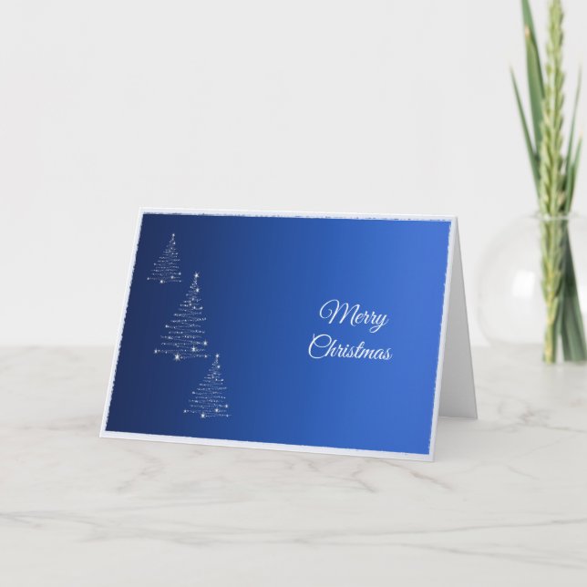 Frohe Weihnachten. Grußkarte. Feiertagskarte (Vorderseite)