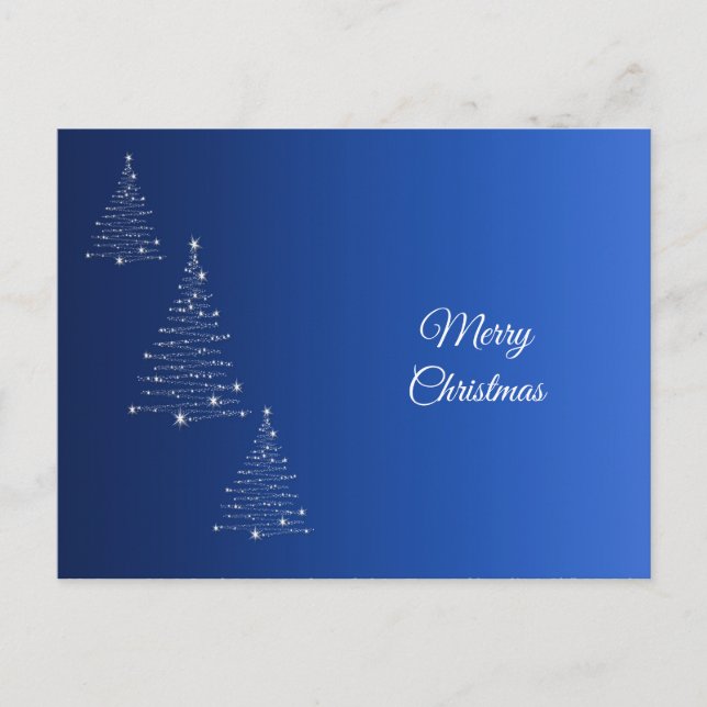 Frohe Weihnachten. Grußkarte. Feiertagspostkarte (Vorderseite)