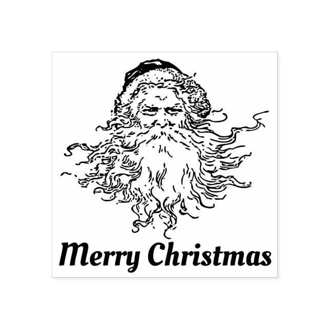 Frohe Weihnachten Gummistempel (Prägung)