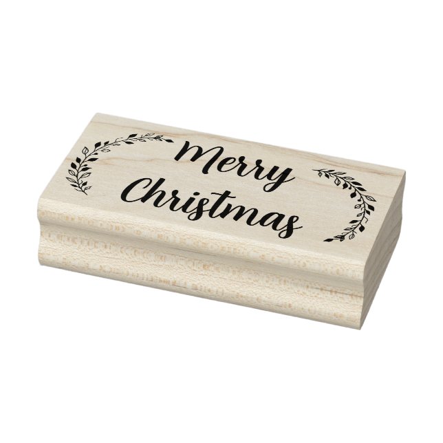Frohe Weihnachten Gummistempel (Stempel)