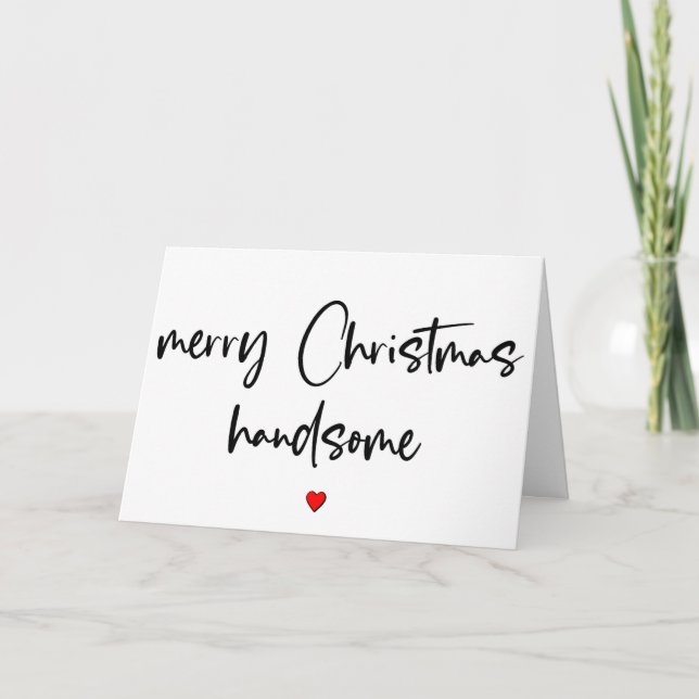 Frohe Weihnachten gut, Freund Weihnachten Karte (Vorderseite)