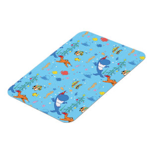 Frohe Weihnachten Hai Magnet