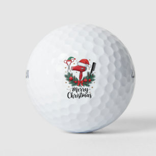 Frohe Weihnachten Hairstylist Friseur Xmas Haare Golfball