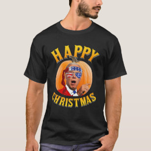 Frohe Weihnachten Halloween Pumpkin Konfused Funny T-Shirt