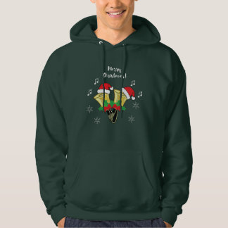 Frohe Weihnachten Handbell Hoodie - Männer