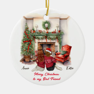 Frohe Weihnachten Handmade Weihnachten-2 Weihnacht Keramik Ornament