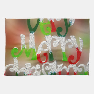 Frohe Weihnachten Handtuch