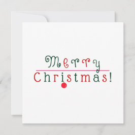Frohe Weihnachten, Hanging Ornament flache Weihnac Karte