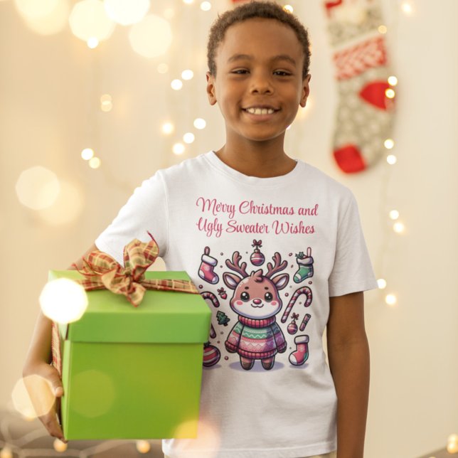 Frohe Weihnachten & hässliche Pullover Wünsche Ren (Von Creator hochgeladen)