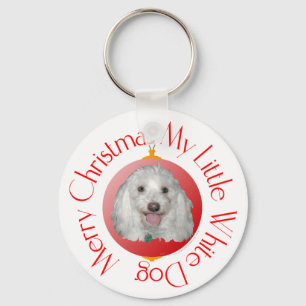 Frohe Weihnachten Havanese Schlüsselanhänger