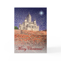 Frohe Weihnachten / Helsinki Kathedrale