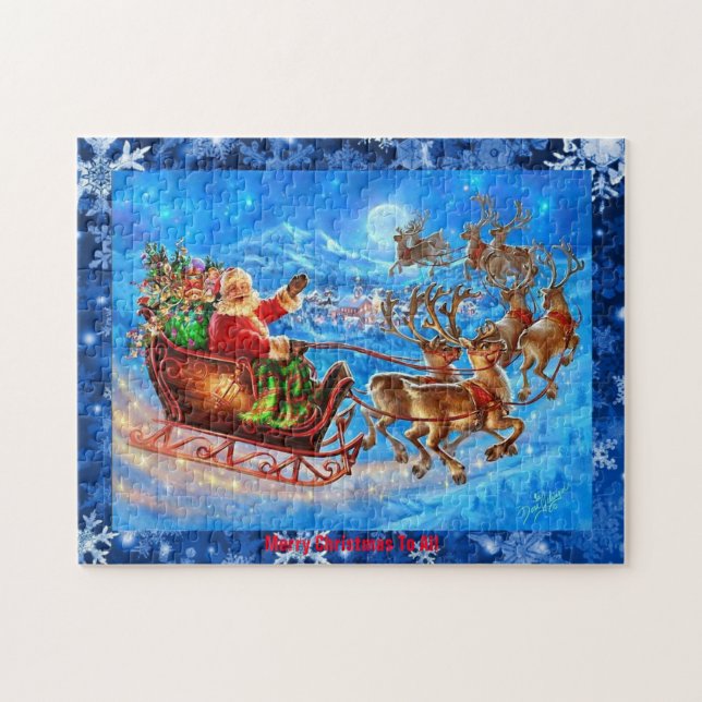Frohe Weihnachten Herausforderung personalisieren  (Horizontal)