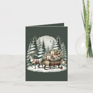 Frohe Weihnachten hinzufügen Nachricht RentierSchl