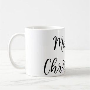 Frohe Weihnachten hinzufügen Namen Text benutzerde Kaffeetasse