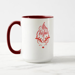Frohe Weihnachten Hirsch Tasse