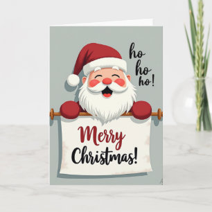 Frohe Weihnachten Ho Ho Ho Karte