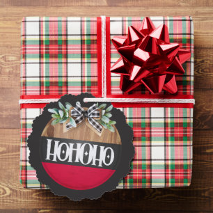Frohe Weihnachten Ho Ho Ho Ornament Karte