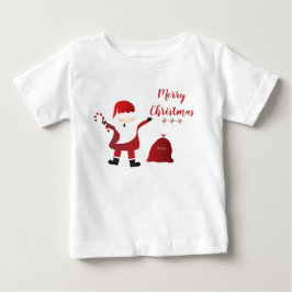 Frohe Weihnachten Ho Ho Ho Santa Claus Baby T-shirt