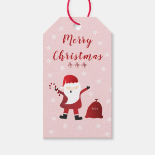 Frohe Weihnachten Ho Ho Ho Santa Claus Geschenkanhänger