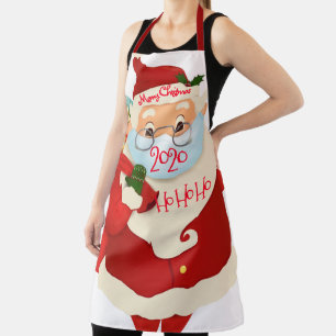 Frohe Weihnachten Ho Ho Ho Santa Schürze