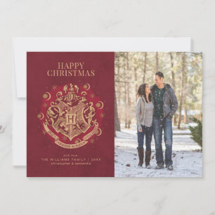 Frohe Weihnachten   HOGWARTS™-Wappen Familienfoto