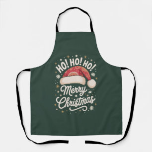 Frohe Weihnachten HoHoHo Lustiger Weihnachtsmann-H Schürze