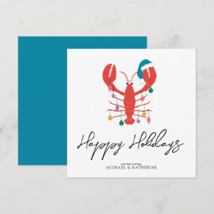 Frohe Weihnachten   Holiday Beach Hummer Crab