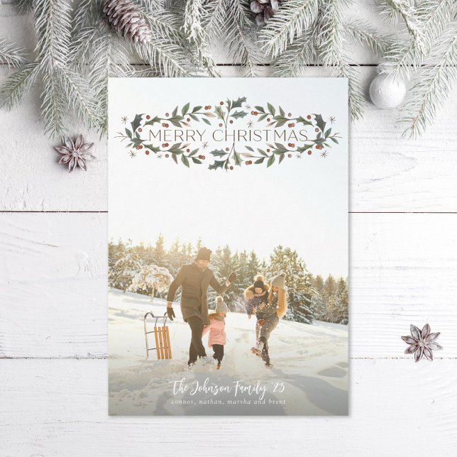 Frohe Weihnachten Holly Foto (Von Creator hochgeladen)