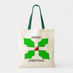 Frohe Weihnachten Holly Geschenktasche Tragetasche