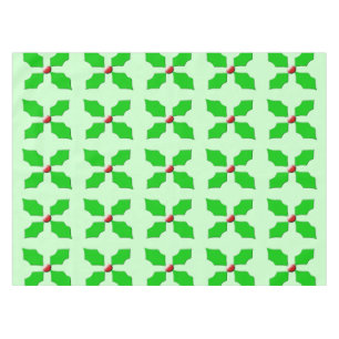 Frohe Weihnachten Holly Tablecloth Tischdecke