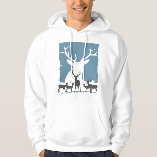 Frohe Weihnachten Hoodie (Vorderseite)