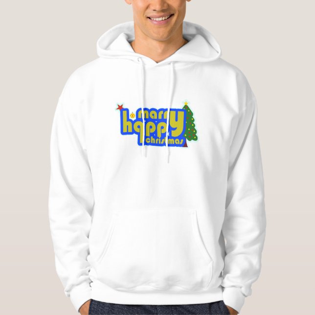 Frohe Weihnachten  Hoodie (Vorderseite)