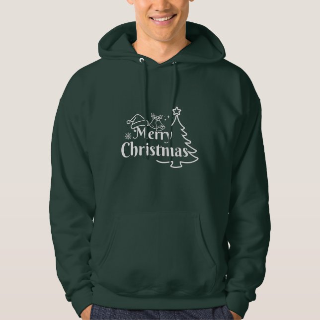 Frohe Weihnachten Hoodie (Vorderseite)