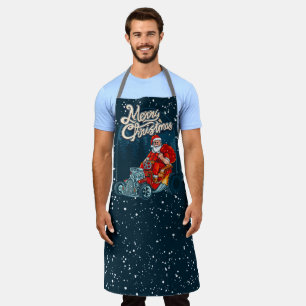 Frohe Weihnachten Hotrod Funny Car Weihnachtsmann Schürze