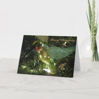 Frohe Weihnachten Hummingbird-Ornament