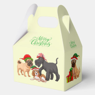 Frohe Weihnachten Hunde Geschenk Favor Geschenkschachtel