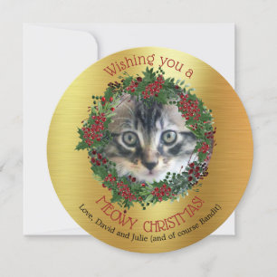 FROHE WEIHNACHTEN     Ihre Katzen-Weihnachtskarte