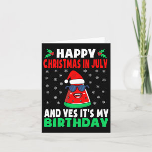 Frohe Weihnachten im Juli und ja, es ist mein Gebu Karte