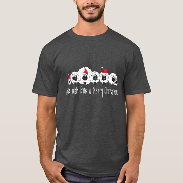 Frohe Weihnachten im Stil von Kiwi T-Shirt (Vorderseite)