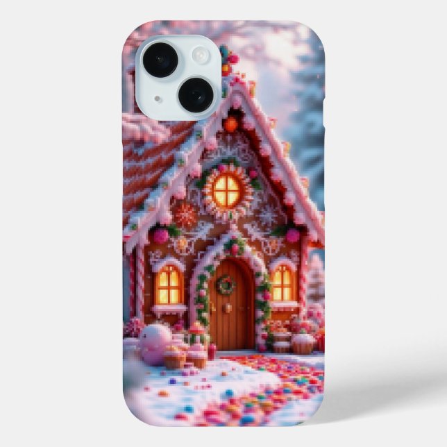 Frohe Weihnachten im Winter  Case-Mate iPhone Hülle (Rückseite)